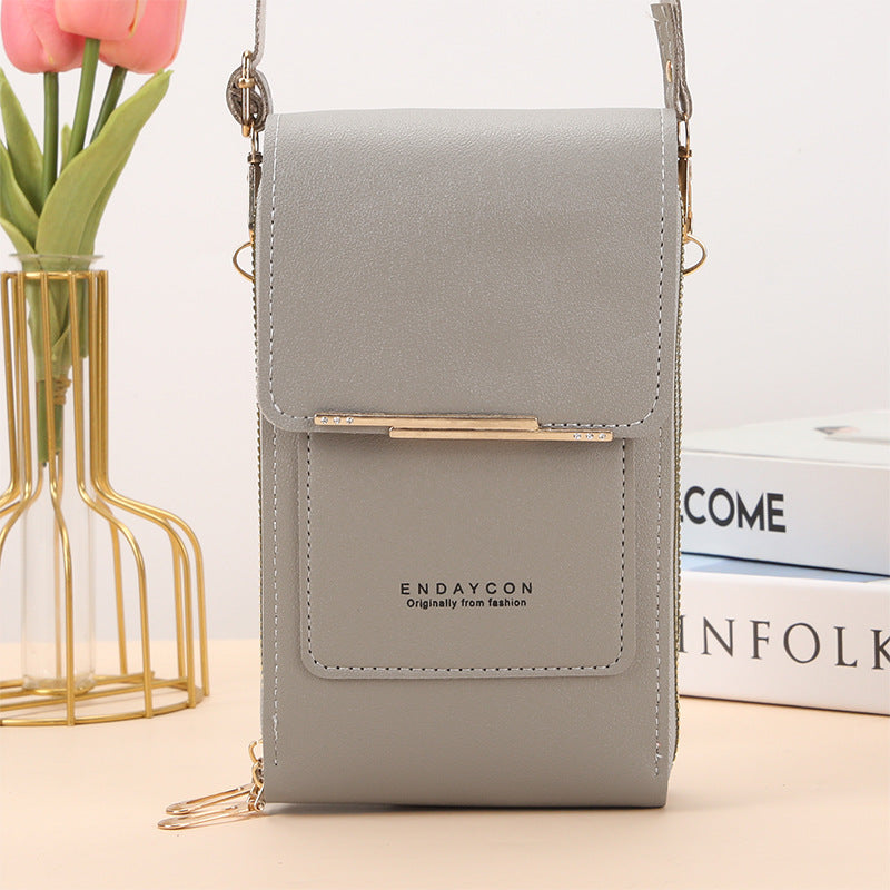 CORA - Stylish Mobile Phone Messenger Bag with Touch Screen