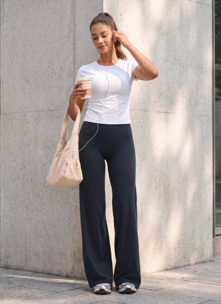 Softretch No Front Seam Straight Leg Pant 30"