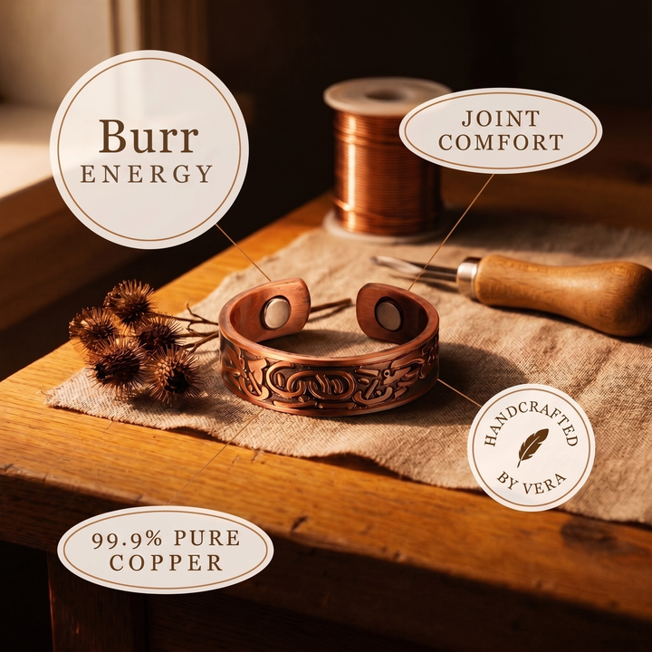 Addison's Burr Copper Ring