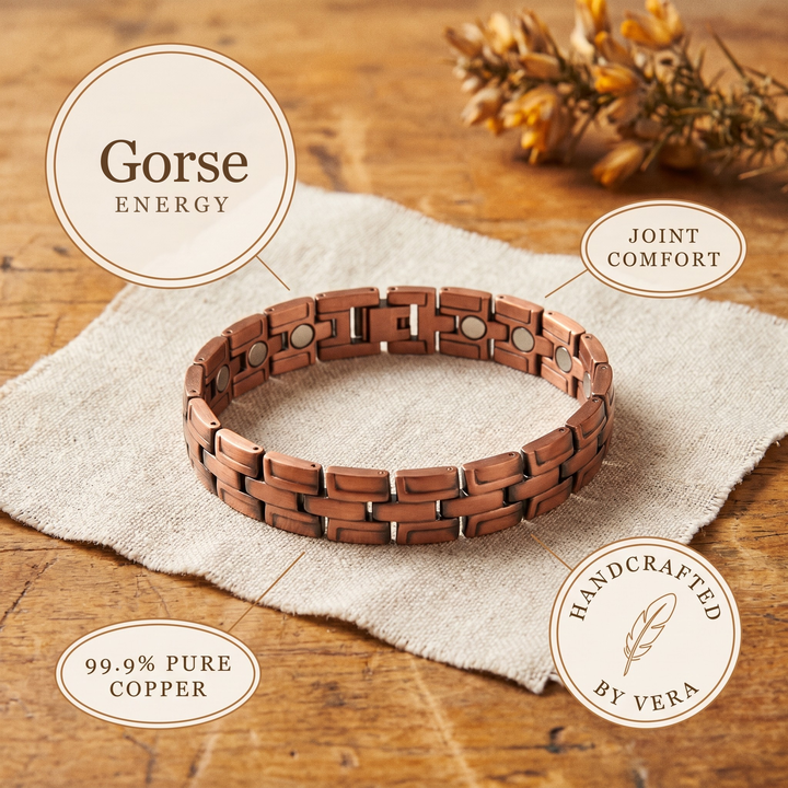 Men's Classic Gorse Copper Bracelet