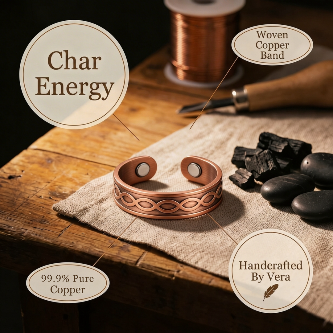 Addison's Char Copper Ring