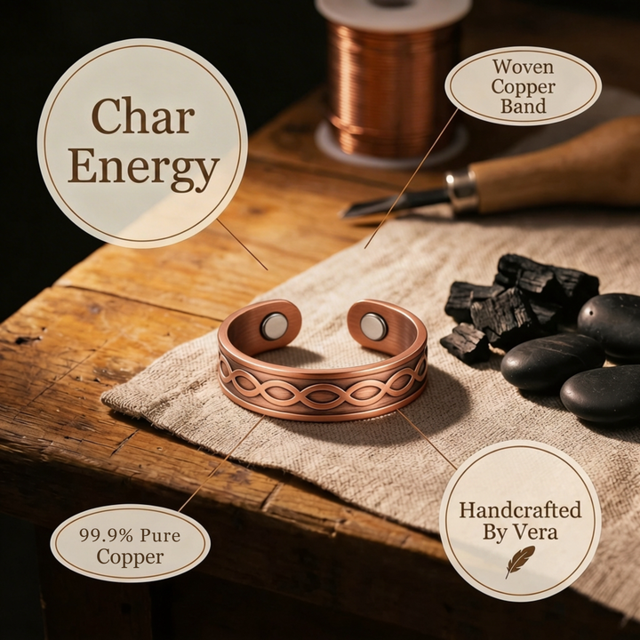 Addison's Char Copper Ring