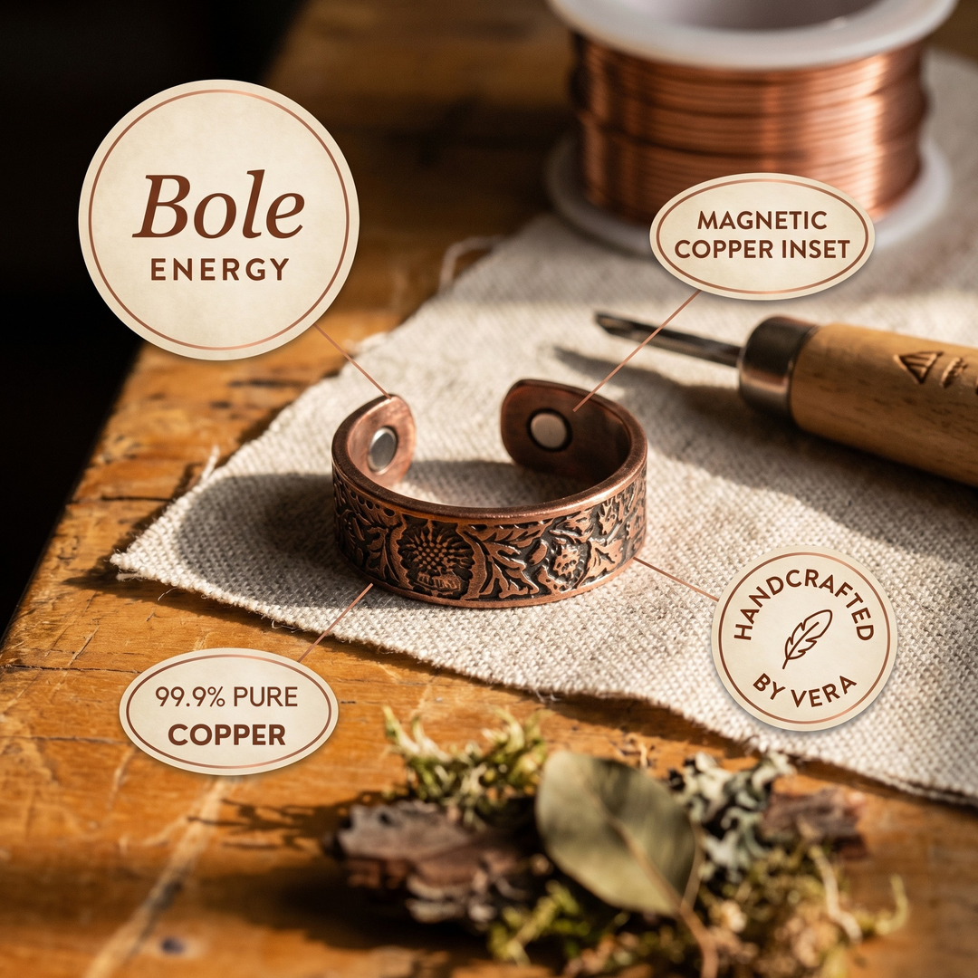 Women's Classic Bole Copper Ring