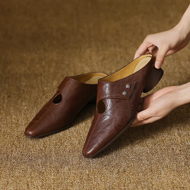 Fenella | Refined Slip-On Mules