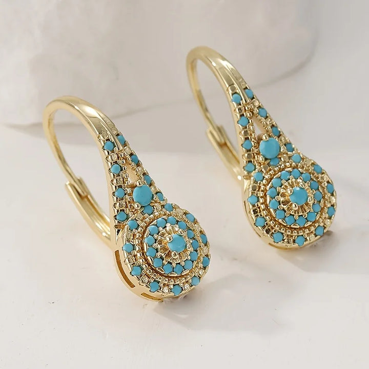 Women's Elegant Flower Pearl Earrings