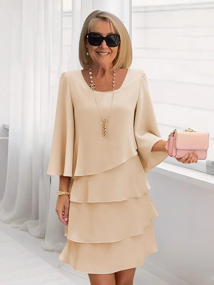 Women's Elegant Ruffled Dress