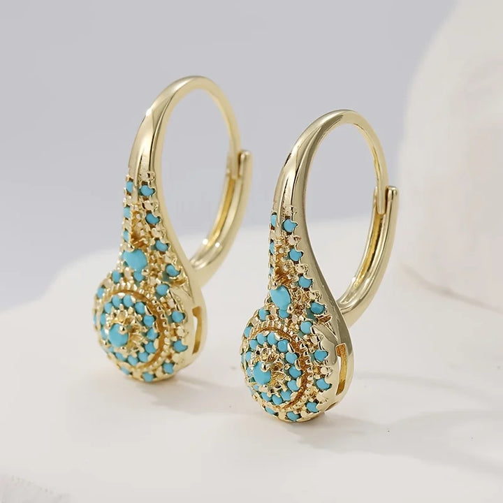 Women's Elegant Flower Pearl Earrings