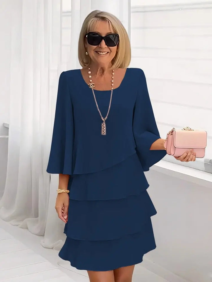 Women's Elegant Ruffled Dress