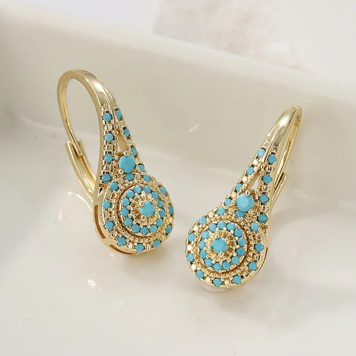 Women's Elegant Flower Pearl Earrings