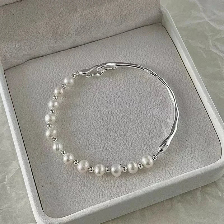 Mother-of-Pearl Pearl Bangle