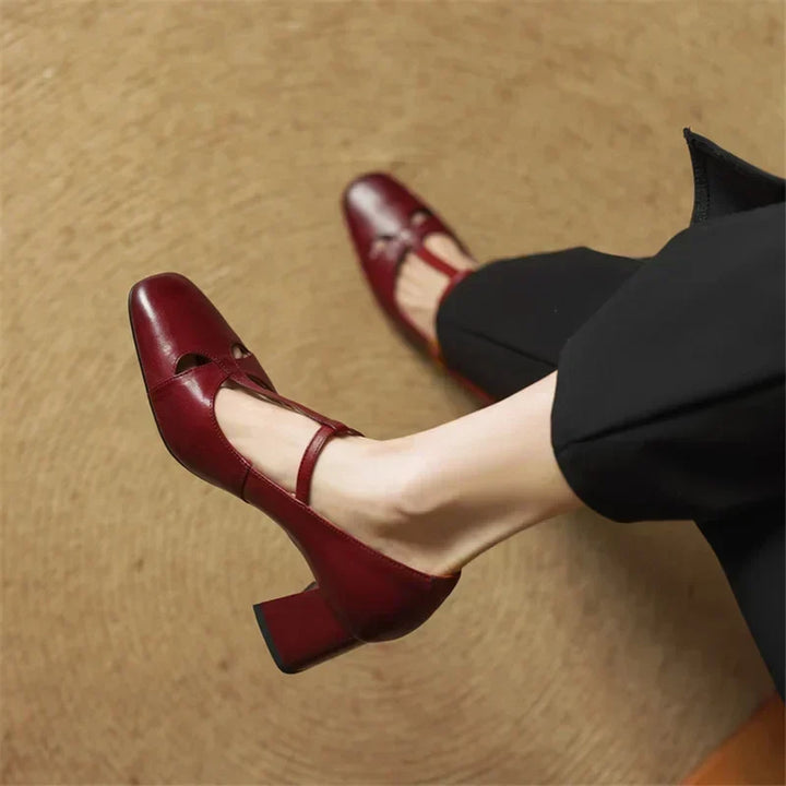 Elena | Timeless T-Strap Heels