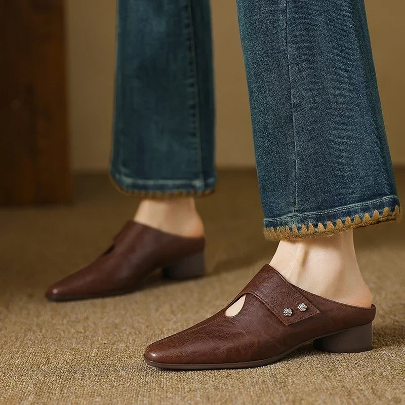 Fenella | Refined Slip-On Mules