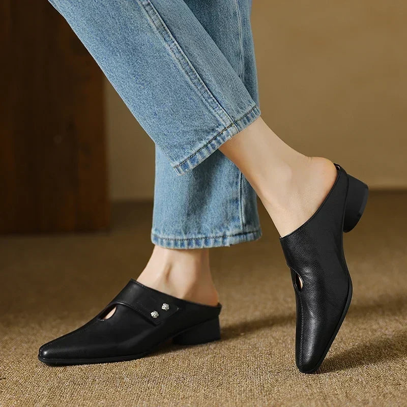 Fenella | Refined Slip-On Mules