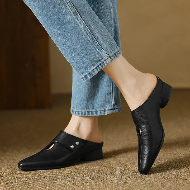 Fenella | Refined Slip-On Mules