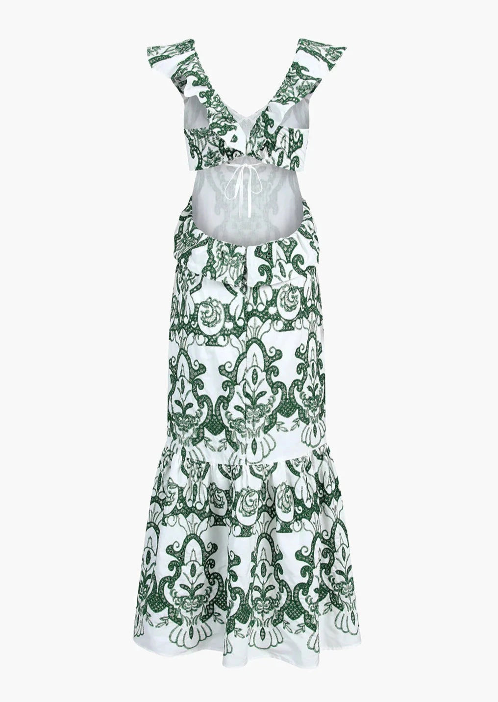 Women's Elegant Embroidered Summer Party Maxi Dress