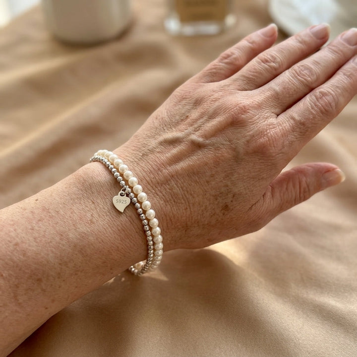 Mother-of-Pearl Double Bracelet