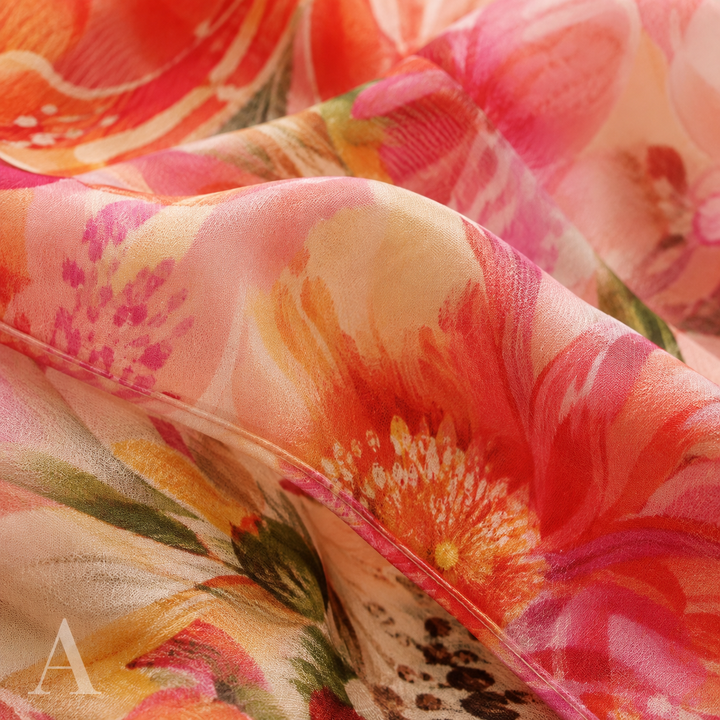 Women's Flowy Floral Halter-Neck Sleeveless Ruched Maxi Dress