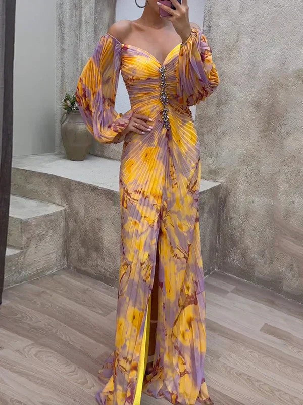 Women's Chic Evening Maxi Dress