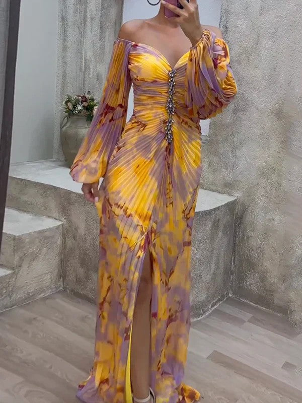 Women's Chic Evening Maxi Dress