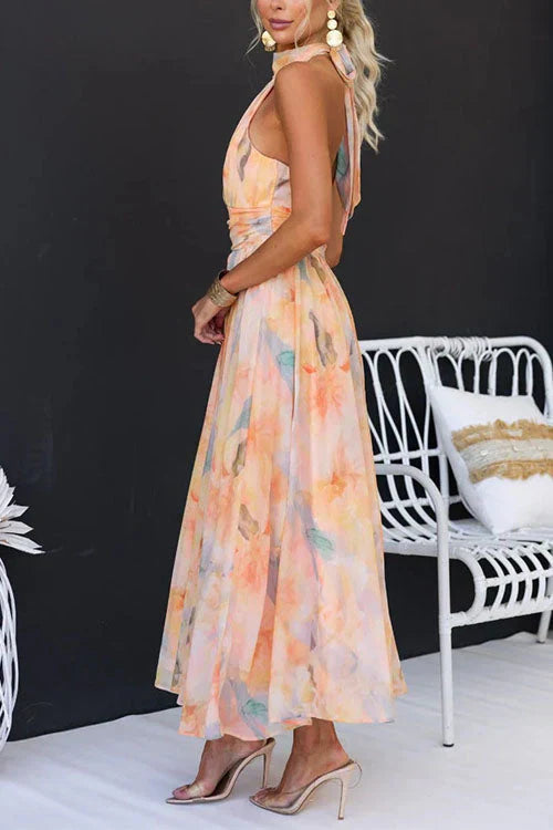 Women's Vibrant Summer Maxi Dress