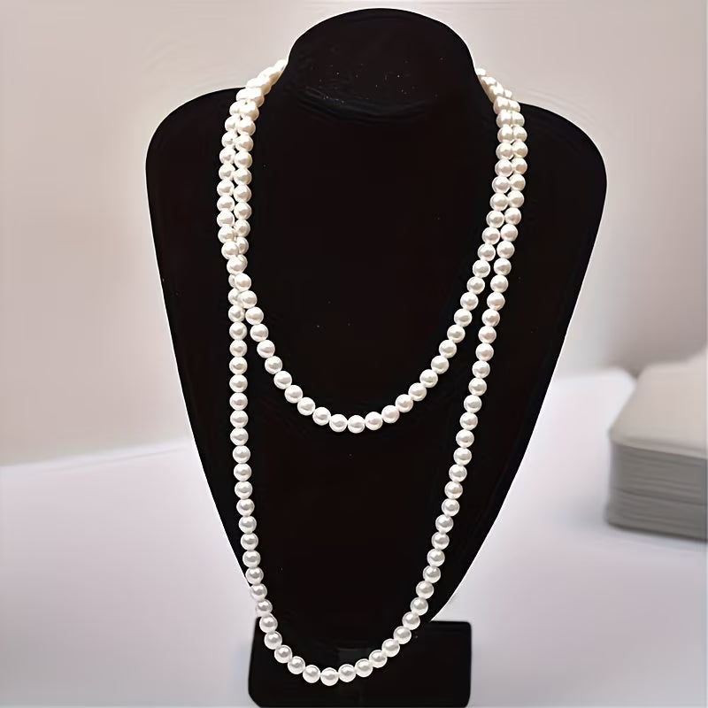 Timeless Double Necklace with Pearls
