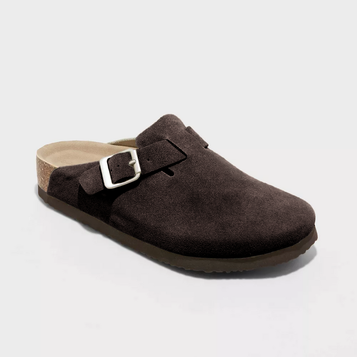 Suede Clogs