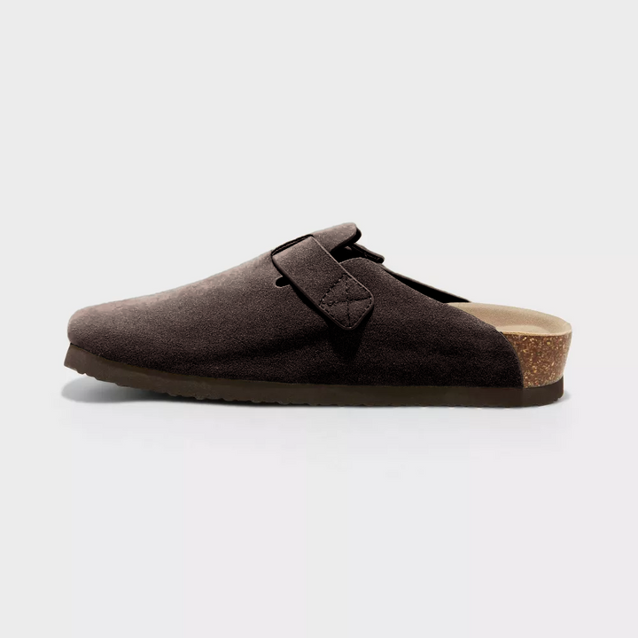Suede Clogs