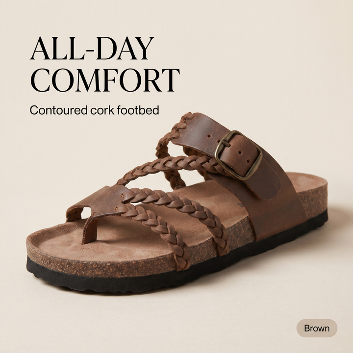 Harrison | Braided Comfort Sandals