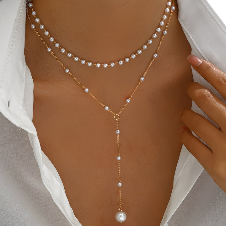 Women's Classic Graduated Pearls Necklace