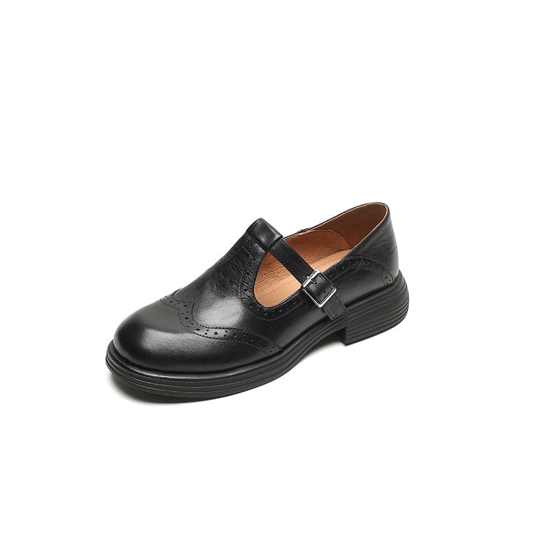 Edith | T-Strap Mary Jane Flats