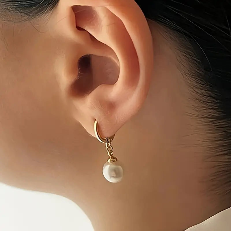 Women's Elegant Pearl Necklace Set
