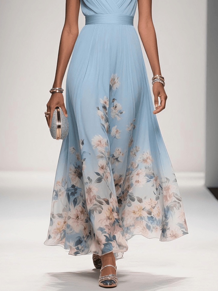 Women's Floral Print Maxi Dress