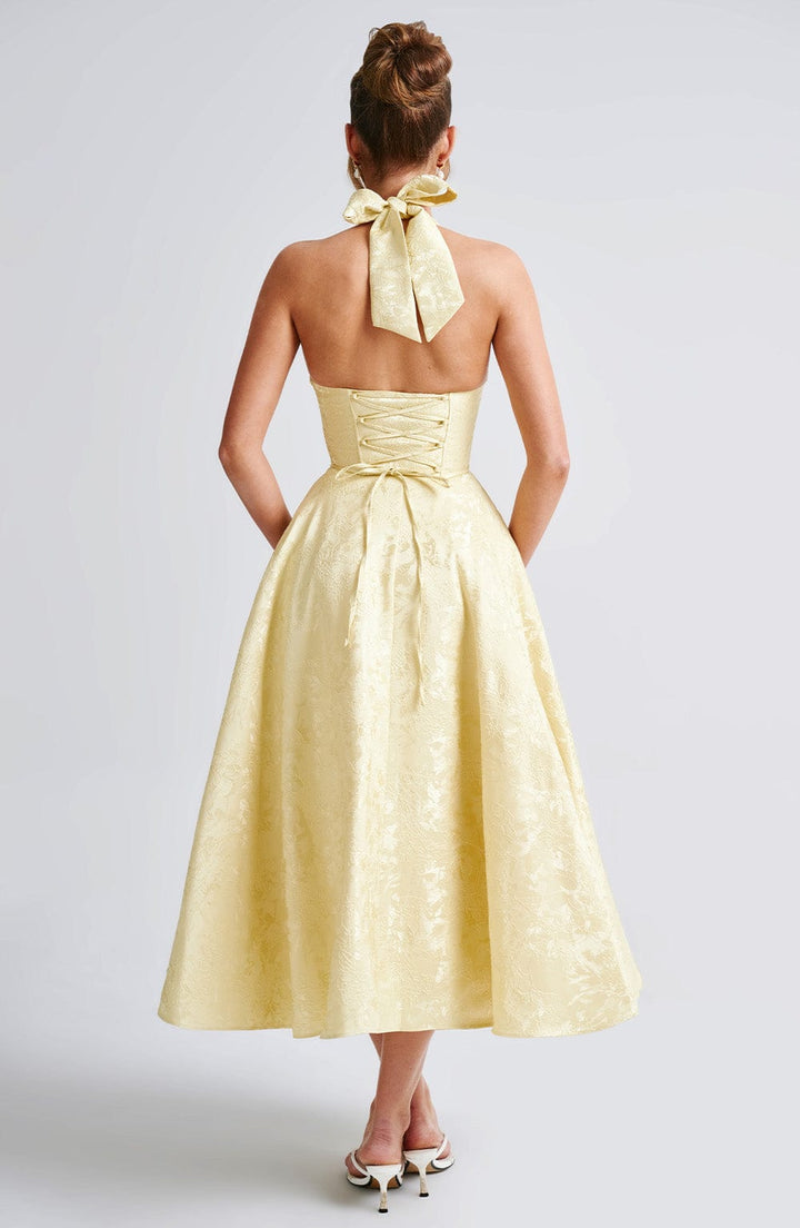 Women's Halter Summer Midi Dress