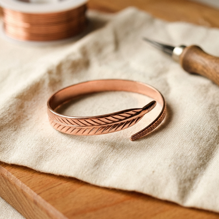 Women's Classic Root Copper Bracelet