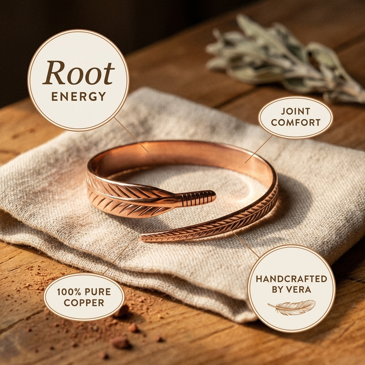 Women's Classic Root Copper Bracelet
