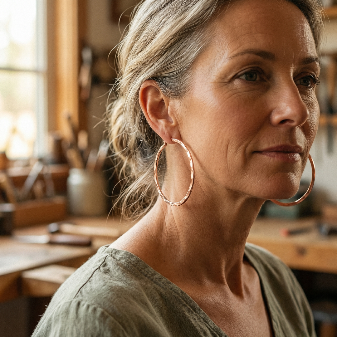 Addison's Willow Copper Earrings