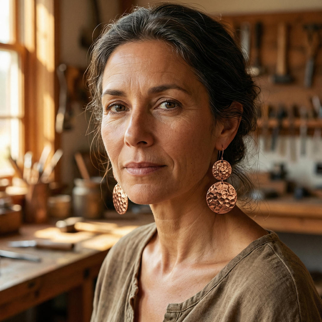 Addison's Solstice Copper Earrings