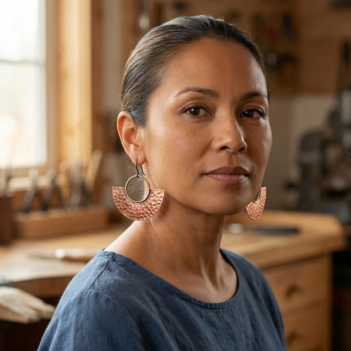 Addison's Sol Copper Earrings