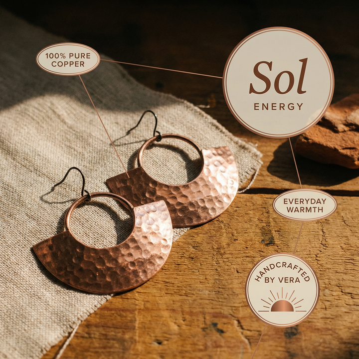 Addison's Sol Copper Earrings