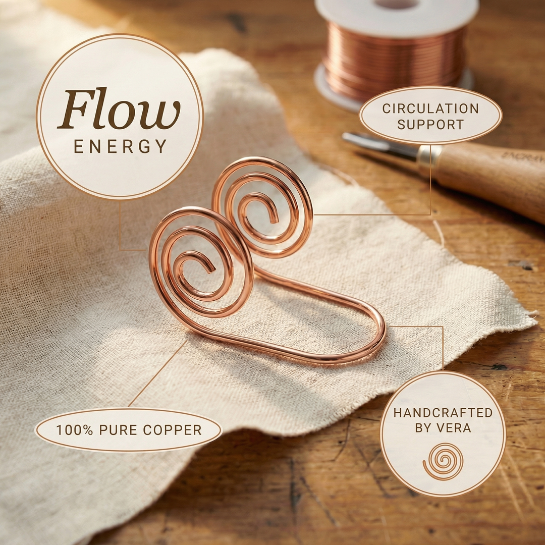 Addison's Flow Copper Hand Spiral