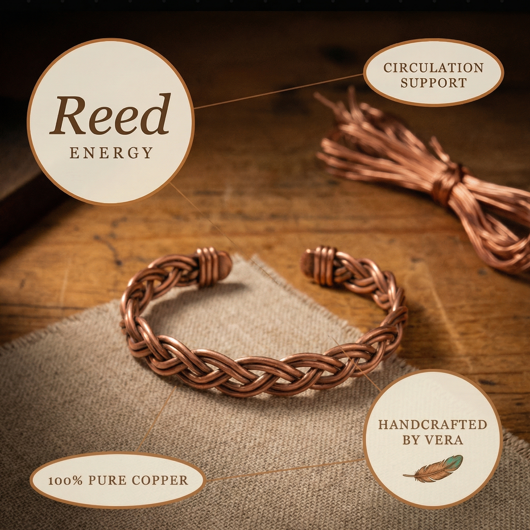 Addison's Reed Copper Anklet