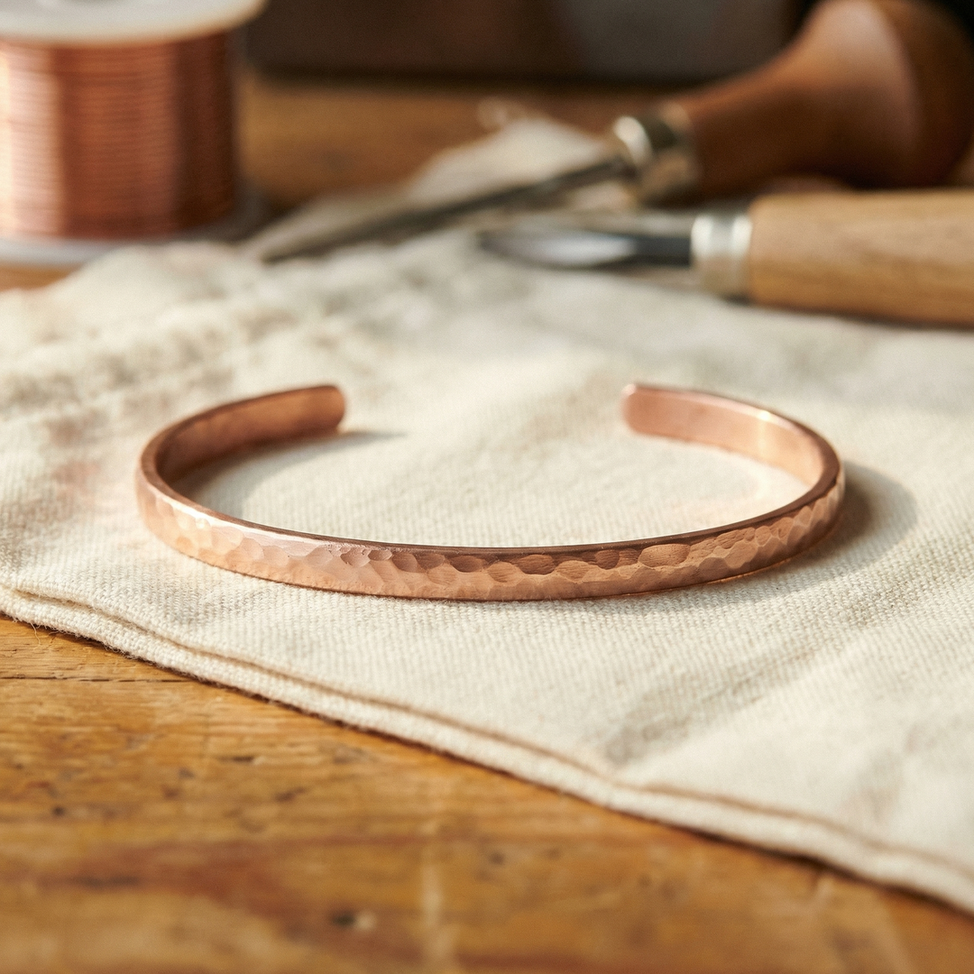 Women's Boho Sand Copper Anklet