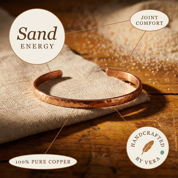 Women's Boho Sand Copper Anklet