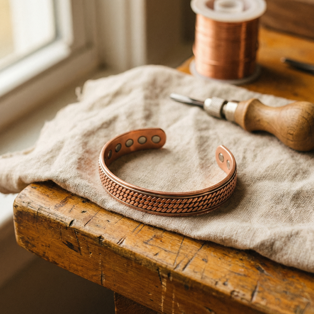 Addison's Wave Copper Bracelet