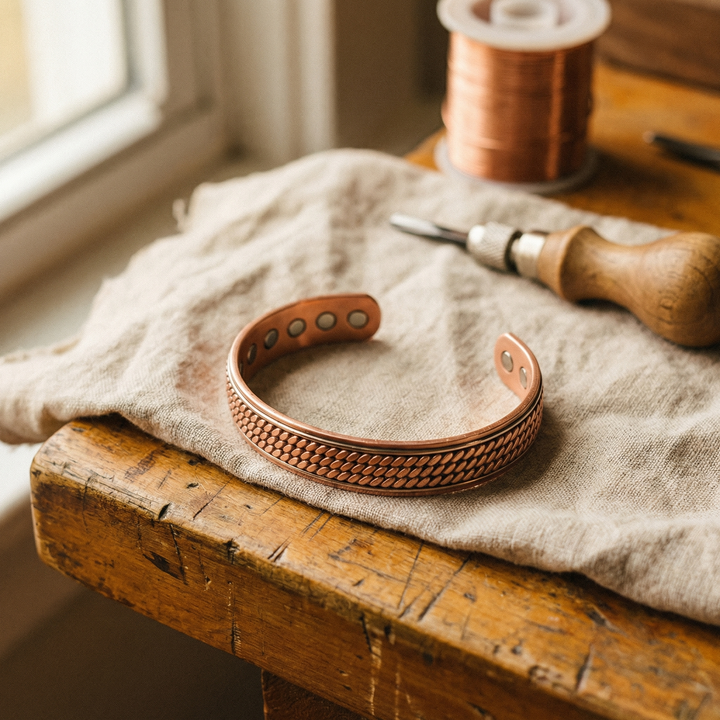 Addison's Wave Copper Bracelet