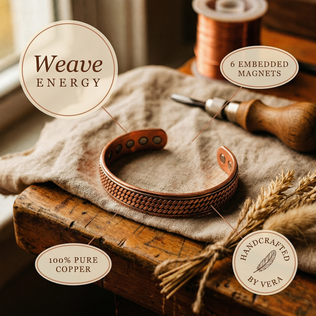 Addison's Wave Copper Bracelet