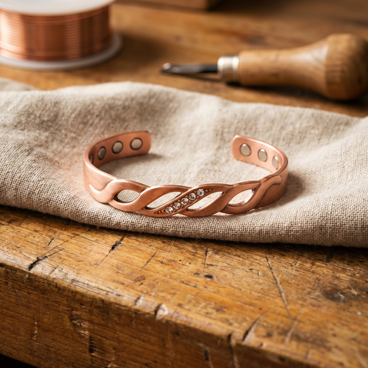 Addison's Seam Copper Bracelet