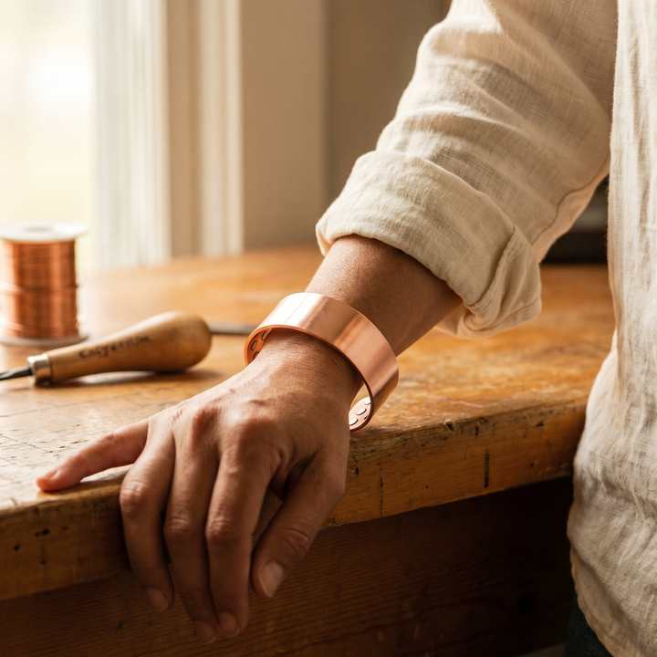 Women's Classic Vera's Anvil Copper Bracelet