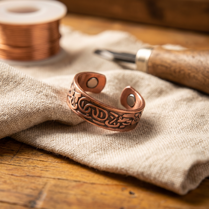 Addison's Burr Copper Ring