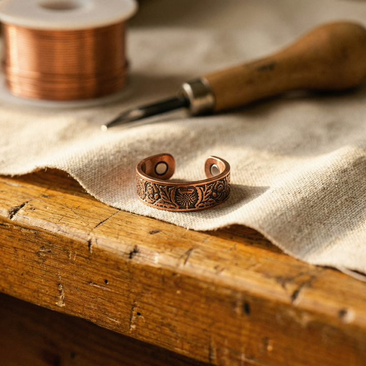 Women's Classic Bole Copper Ring